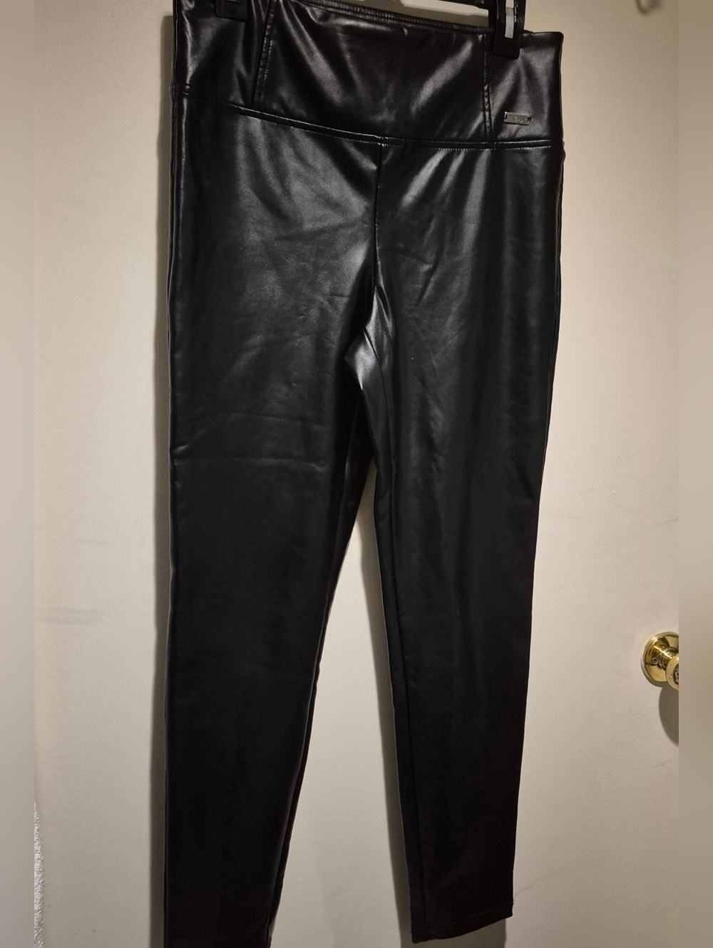 Black Fake Leather MEXX Leggings